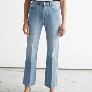 And Other Stories Light Blue Key Cut Jeans